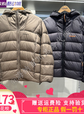 正品Timberland添柏岚2025冬季新款男子运动休闲鹅绒羽绒服A6MMB