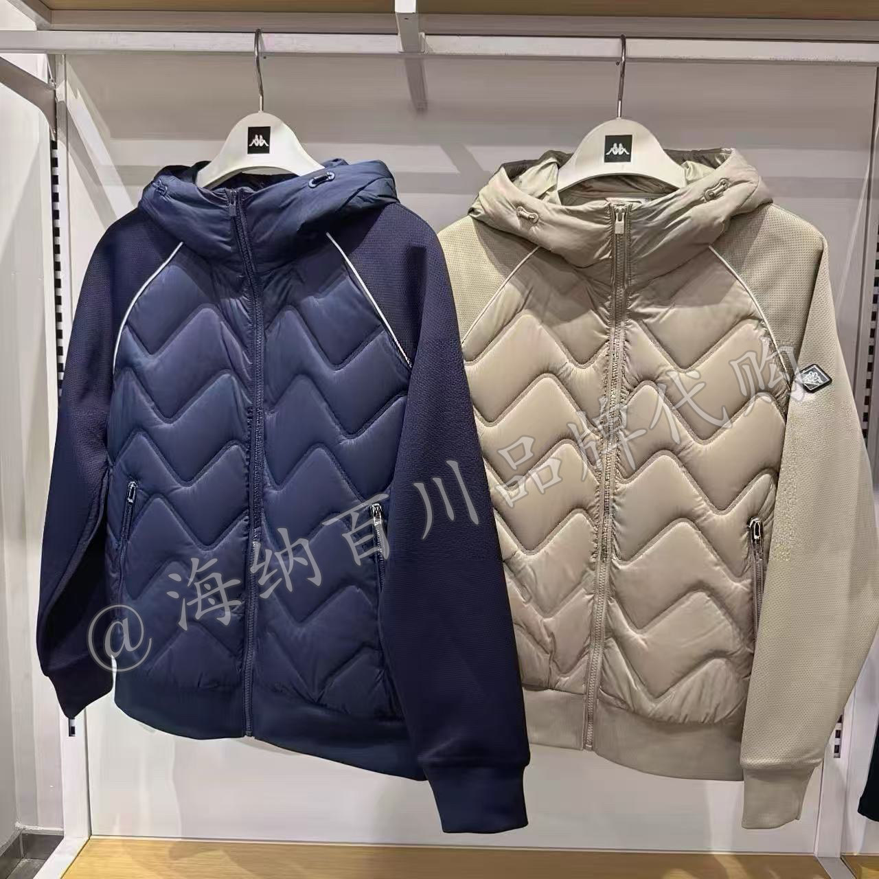 KAPPA卡帕男轻薄羽绒服保暖外套