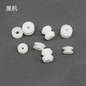 主轴皮带轮1 1.5 2MM微型马达电机轴连接塑料皮带传动轮单槽模型