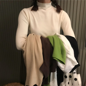 半高领打底衫长袖上衣