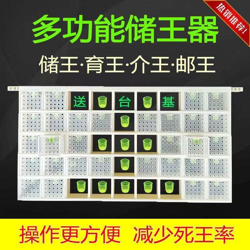 新型多功能塑料储王器中蜂意蜂蜜蜂囚王笼蜂王关王器储王盒蜂具