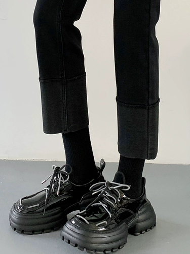 Черные приталенные прямые свободные джинсы, осенние штаны, высокая талия, по фигуре, подходит для подростков