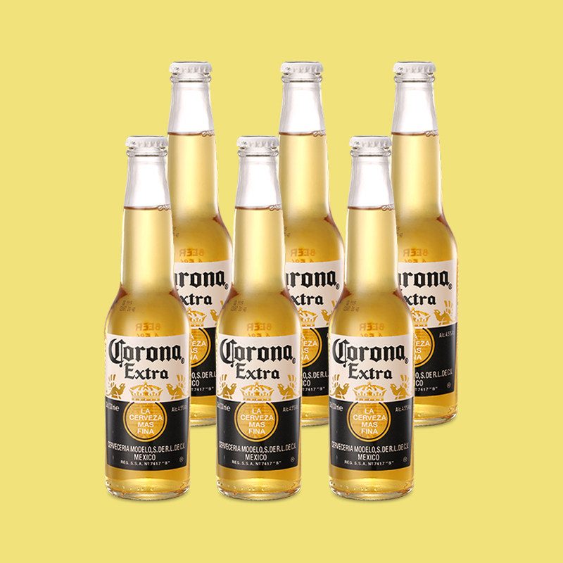行货箱装墨西哥科罗娜啤酒corona啤酒355ml*6瓶装