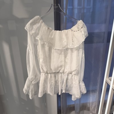 Anyspoor 2026春季新款斜肩衬衫85B247