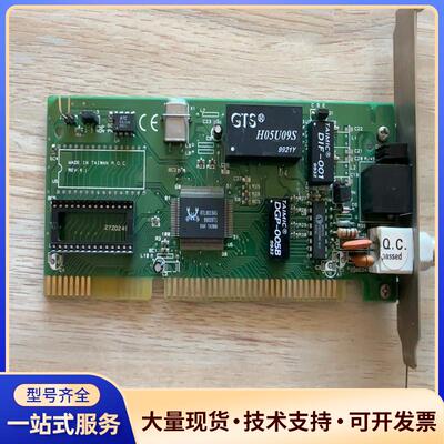 ISA接口网卡，双接口，rtl8019a芯片，不保证功议价0