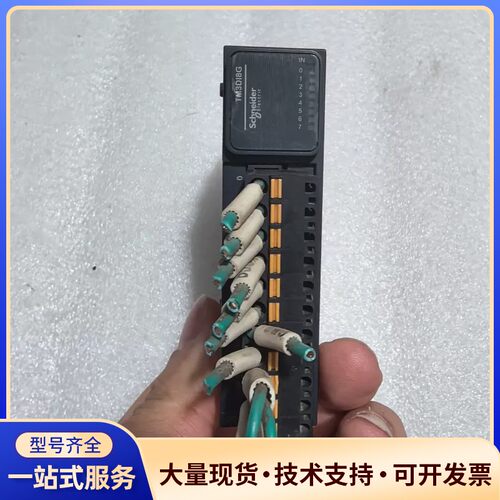施耐德Modicon TM3DI8G扩展模块，二手拆机，实物