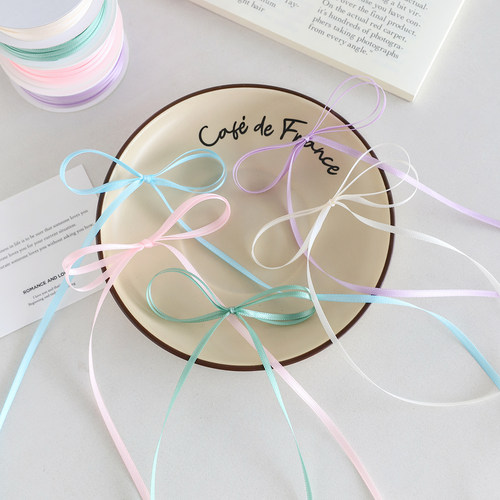 3mm双面加密涤纶丝带50码