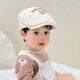 小熊贝雷帽春天男宝宝潮流薄款 时尚 小童鸭舌帽 韩版 婴儿帽子春秋款