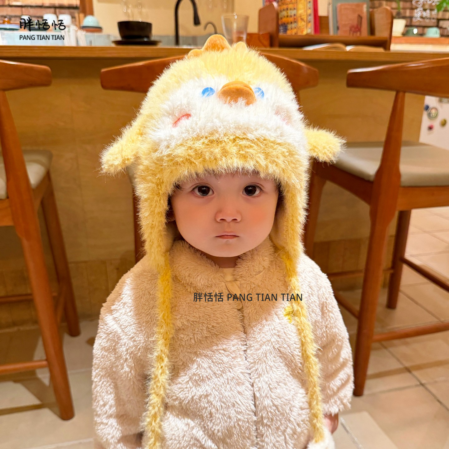 冬季超萌加厚宝宝保暖护耳毛绒帽