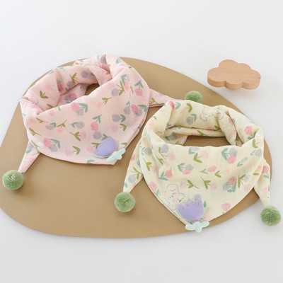 秋冬韩版洋气郁金香保暖防风围巾