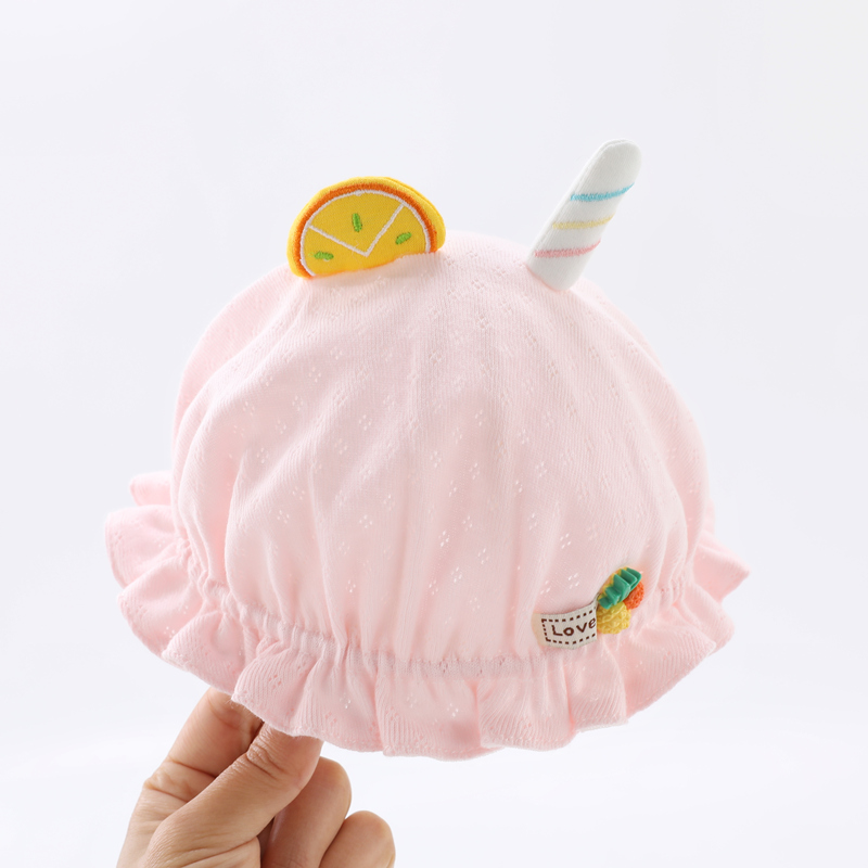 新生婴儿遮阳帽夏薄款防晒太阳帽