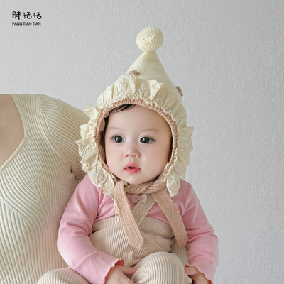 冬季韩版洋气宝宝加厚护耳精灵帽