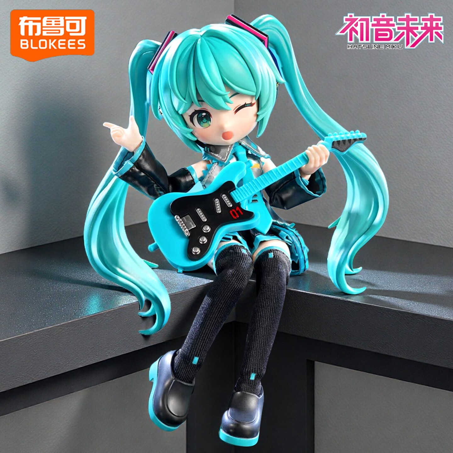 正版布鲁可初音未来手办q