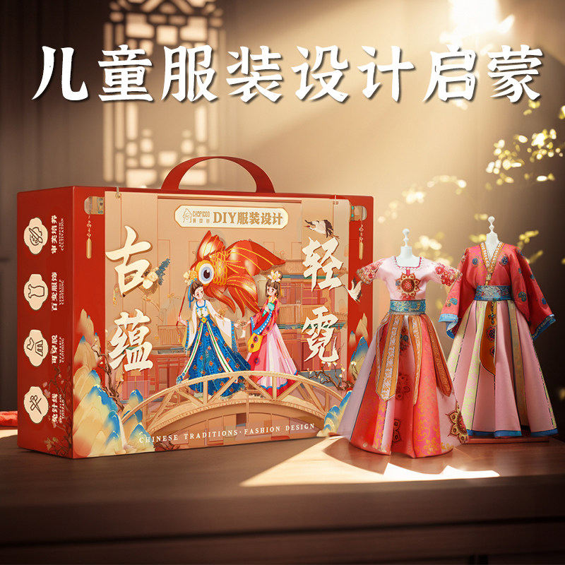 女孩子服装设计diy儿童5-