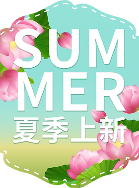 夏天装饰贴纸防水防晒