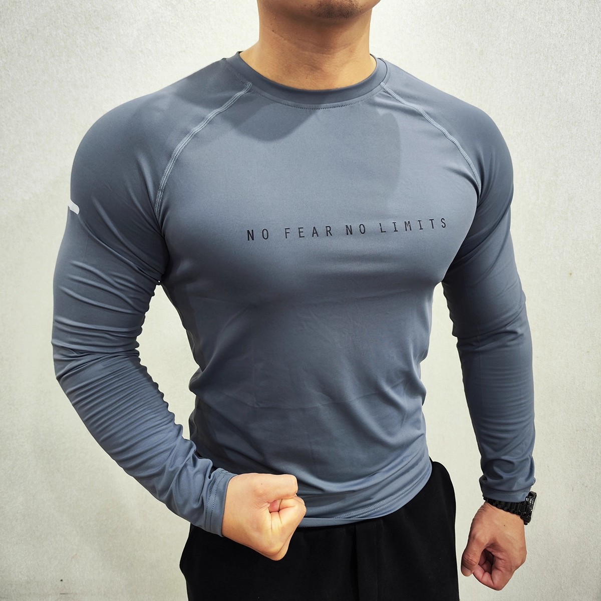 运动长袖男吸湿排汗T恤速干衣