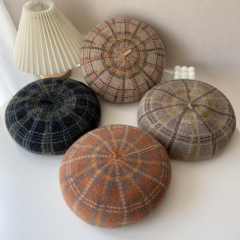 贝雷帽女秋冬新款纯羊毛画家帽子时尚气质英伦复古南瓜蓓蕾帽子潮,服饰配件/皮带/帽子/围巾,帽子,淘宝优惠券,粉丝福利购,淘宝优惠卷