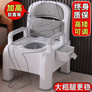 老年人马桶卧室内孕妇成人坐便器椅子家用可移动床边结实冬天起夜