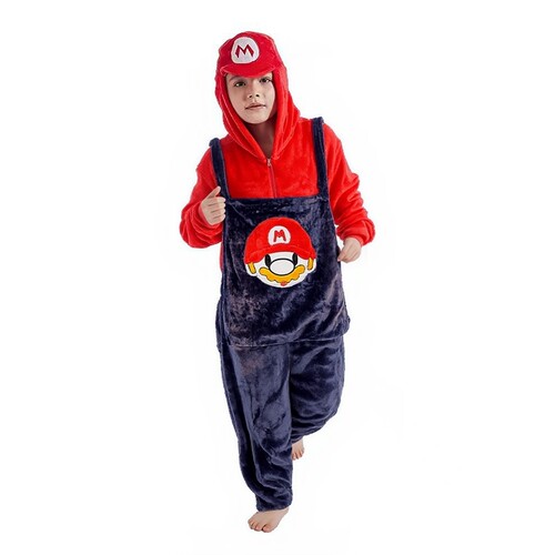 万圣节儿童服装马里奥人偶服装秋