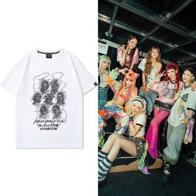 XG世巡The first HOWL演唱会应援T恤短袖衣服日本女团周边休闲潮