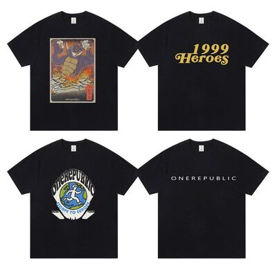 onerepublic一体共和乐队深圳武汉北京巡演唱会门票周边应援t恤男