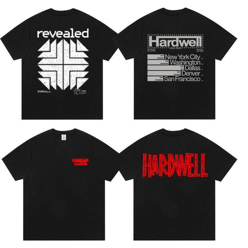 hardwell哈德威尔revealed厂牌百大dj周边衣服电音节穿搭短袖t恤