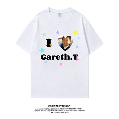 汤令山Gareth.T心零王子同款痛衣T恤复古休闲风纯棉短袖宽松衣服