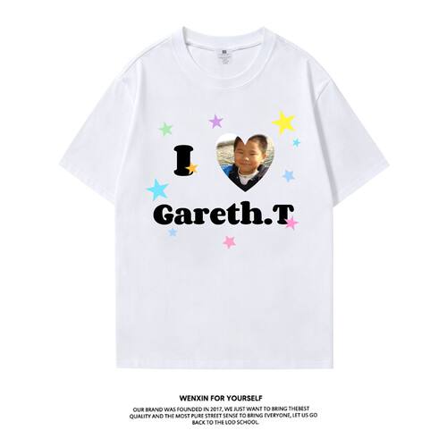 汤令山Gareth.T心零王子同款痛衣T恤复古休闲风纯棉短袖宽松衣服