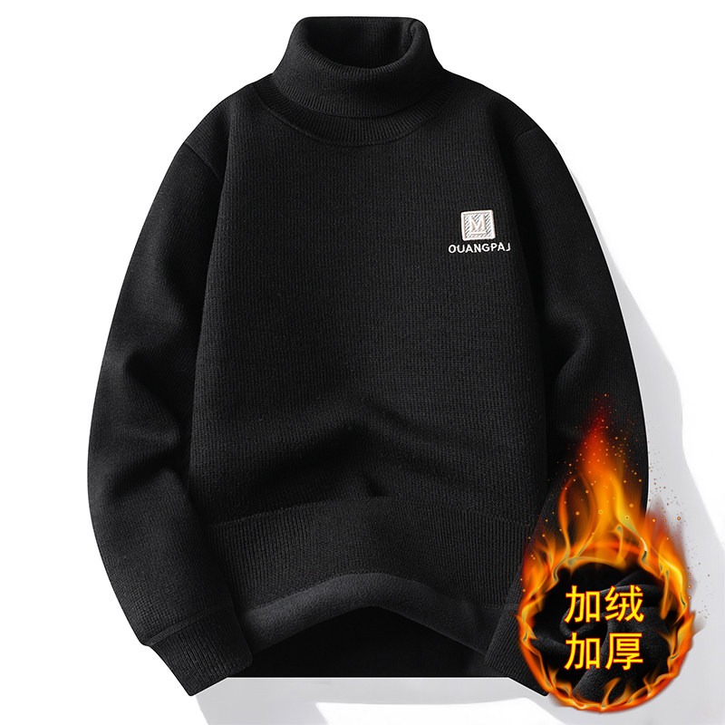加绒可翻高领毛衣男冬季2024新款一体绒翻领线衣加厚保暖针织衫男,男装,针织衫/毛衣,淘宝优惠券,粉丝福利购,淘宝优惠卷