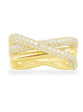 APM Monaco交叠式戒指女款轻奢小众设计感高级时尚百搭指环食指戒