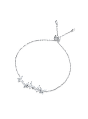 apm MONACO蝴蝶手链女生可调节925银简约气质首饰女AB4536OX