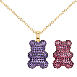 Monaco40周年限量版 APM 小熊项链女配饰可调距饰品 生日礼物