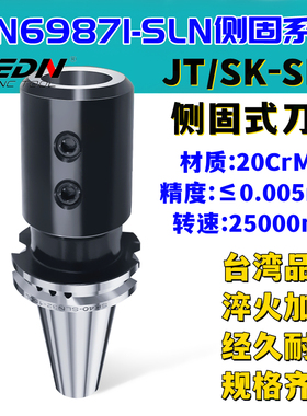 JT50/SK50-SLA10/SLN12/SLN16/SLN20/SLN25/SLN32/SLN40侧固刀柄