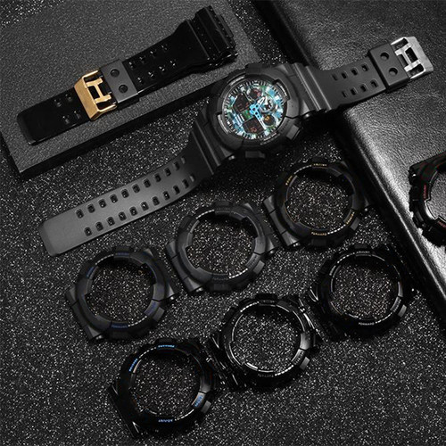 适配卡西欧gshock手表带5146GA110表壳5081GD GLS120 130改装哑面