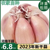 河南干大蒜10斤装 农家大蒜头干蒜杞县大蒜5斤紫皮蒜种子3斤1斤