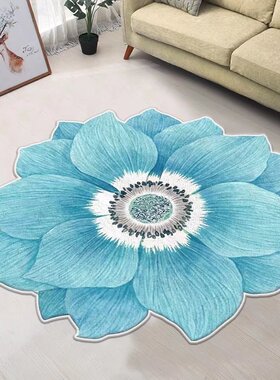 高档圆形地毯仿羊绒加厚客厅沙发地垫卧室试衣帽间梳妆台脚垫椅垫