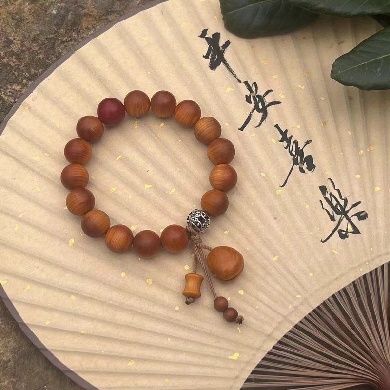 爆款手串崖柏高油款12mm手串崖柏