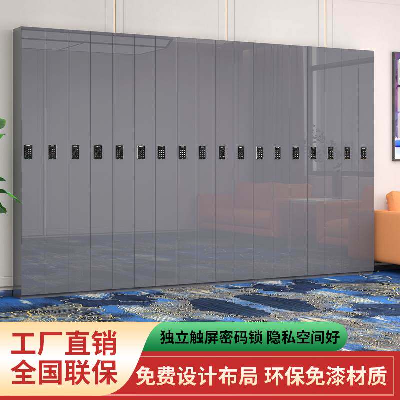 台球杆会员柜感应密码锁展示柜球杆架子九球杆盒箱包存放球杆定制