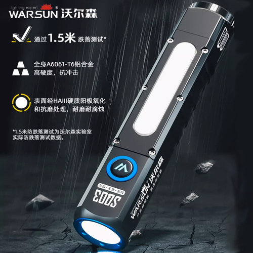 超亮强光手电筒便携工作灯