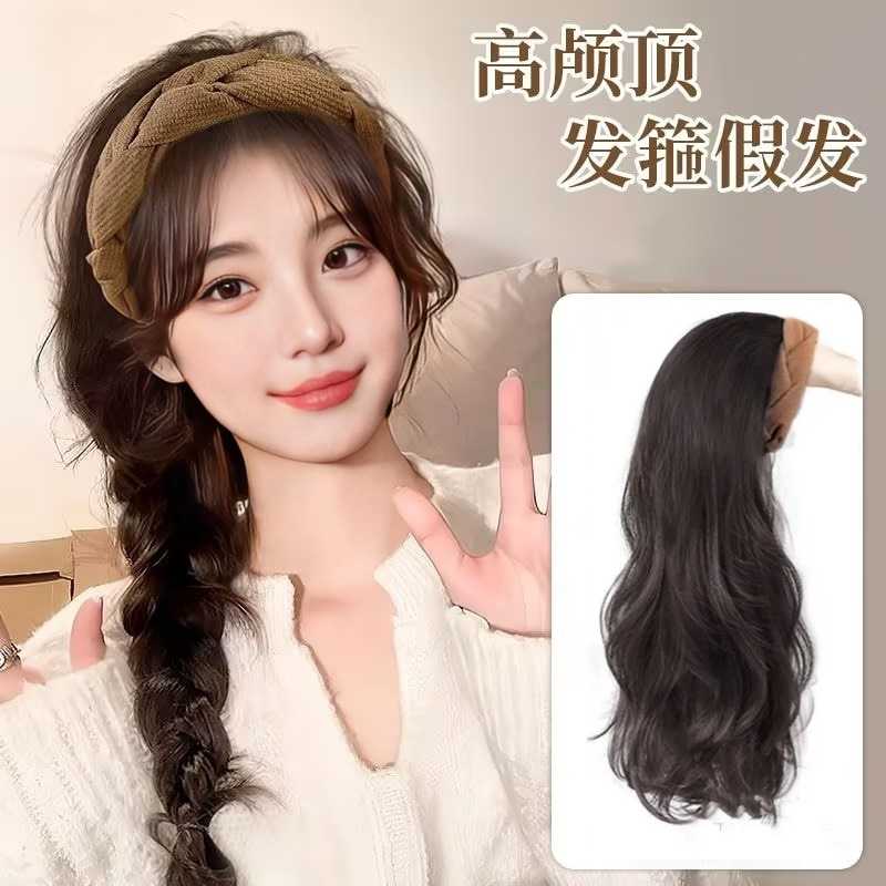 发箍假发长卷发凯菲高颅顶自然