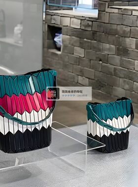 日本菱格包新款BUCKET菜篮子水桶