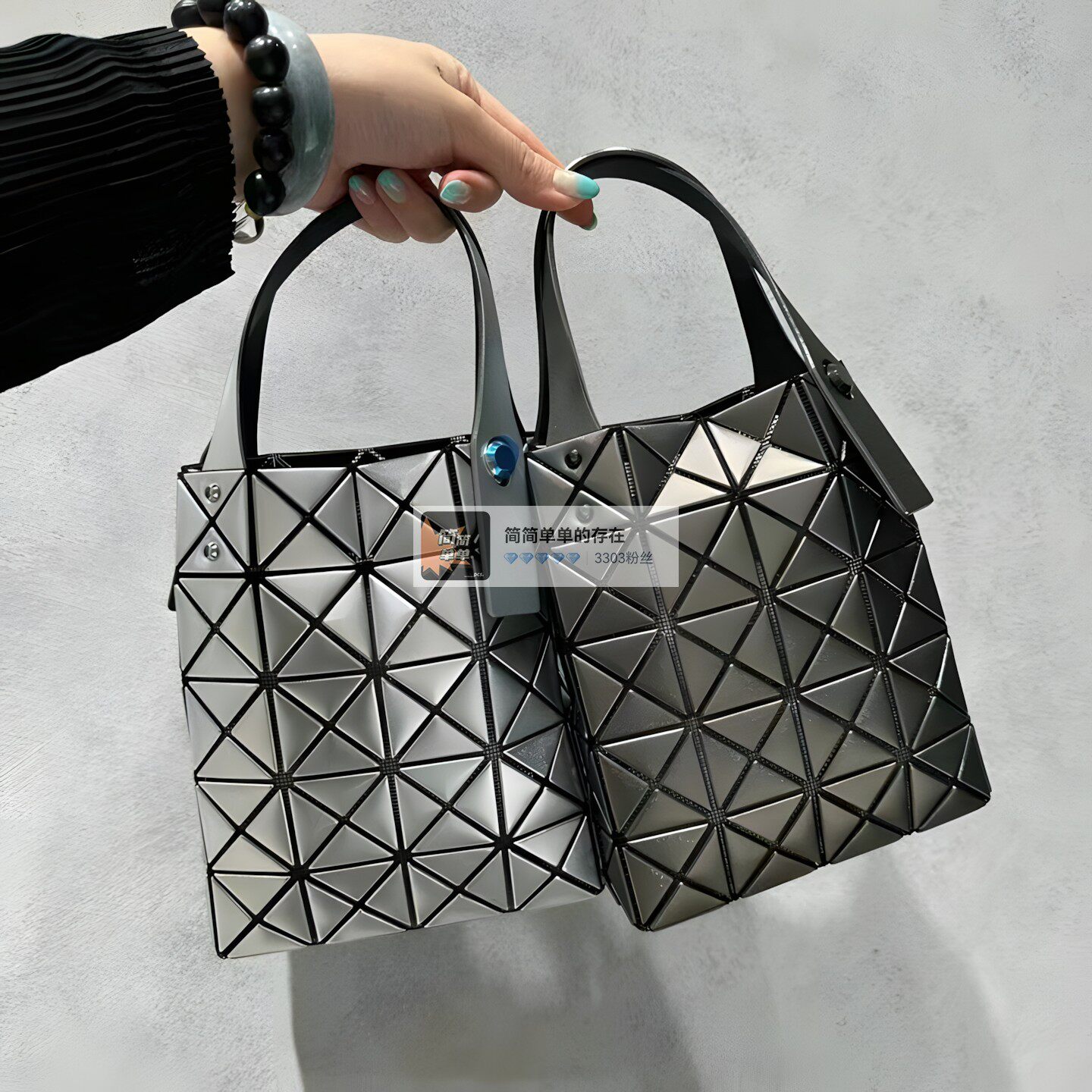 日本菱格包 PLATINUMCOFFRET 4×5格铂金小方盒休闲手提小方包女