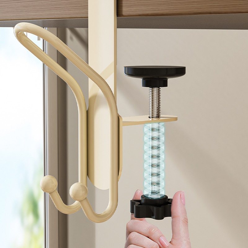 办公桌包包雨伞收纳钩高承重课桌书包收纳架免打孔可调节桌边挂钩,收纳整理,书桌收纳置物架,淘宝优惠券,粉丝福利购,淘宝优惠卷