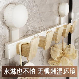 轻奢吸盘挂钩免打孔强力承重门后挂衣钩卧室墙上入户门后壁挂衣架