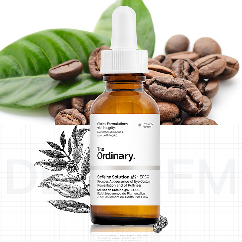 the ordinary咖啡因眼部精华液淡化浮肿黑眼圈眼霜