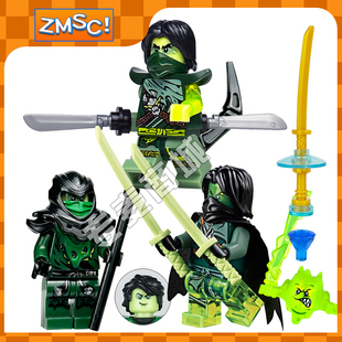 乐积木高中国产幻影忍者正版摩罗大师新款人仔含庇护之剑穿越水晶