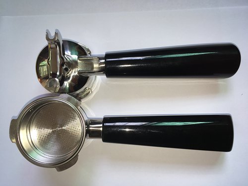适配51mm不锈钢有底原装牛角手柄适配东菱柏翠摩飞意式咖啡机
