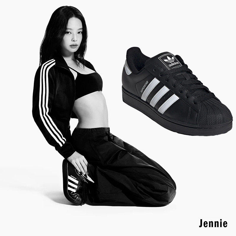 明星同款adidas阿迪达斯三叶草2026新款经典贝壳头板鞋男女JI0079