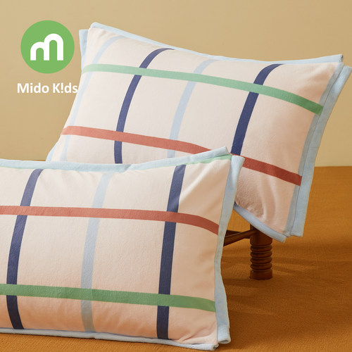 儿童枕套30×50保暖秋冬法兰绒男童枕芯套40×60女童牛奶绒枕头套