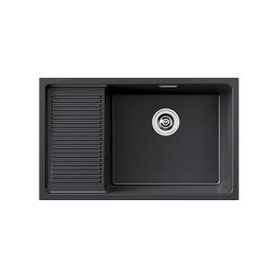 法国法派斯家用阳台洗衣池石英石带搓板洗衣槽台盆一体水池盆8164